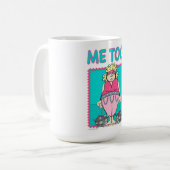 Tasse de café "imitation" de BOULES et de CHAÎNES (Devant gauche)