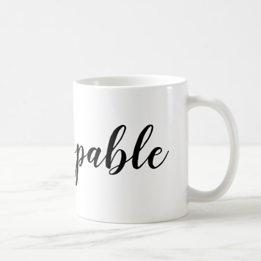 Tasse de café imparable (Droite)