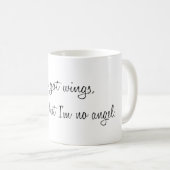 Tasse de café impertinente de steward (hôtesse de (Devant droit)