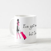 Tasse de café impertinente de steward (hôtesse de (Devant gauche)