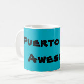 Tasse de café impressionnante de citation de Porto (Devant gauche)