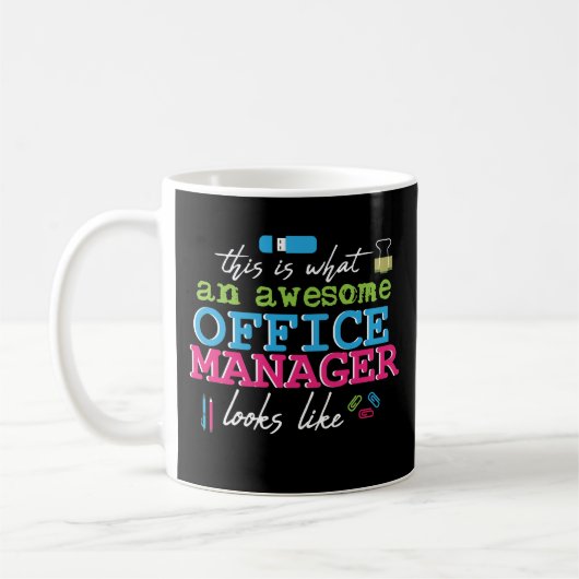 Tasse de café impressionnante de directeur de (Gauche)