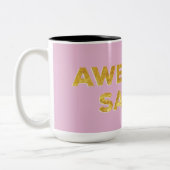 Tasse de café impressionnante de sauce (Gauche)