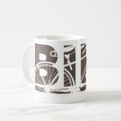 Tasse de café impressionnante de "vélo" (Devant gauche)