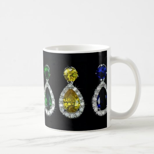 tasse de café incrustée de bijoux (Droite)