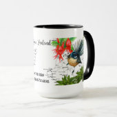 Tasse de café indigène d'oiseau de la Nouvelle (Devant droit)