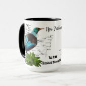 Tasse de café indigène d'oiseau de la Nouvelle (Devant gauche)