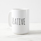 Tasse de café inspirée créative de citation (Devant gauche)