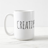 Tasse de café inspirée créative de citation (Gauche)