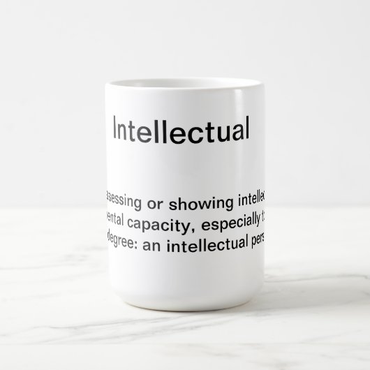 Tasse de café intellectuelle (Centre)