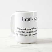 Tasse de café intellectuelle (Devant gauche)