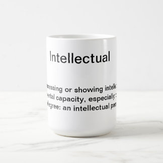 Tasse de café intellectuelle