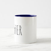 Tasse de café intérieure d'intérieur de bleu (Centre)