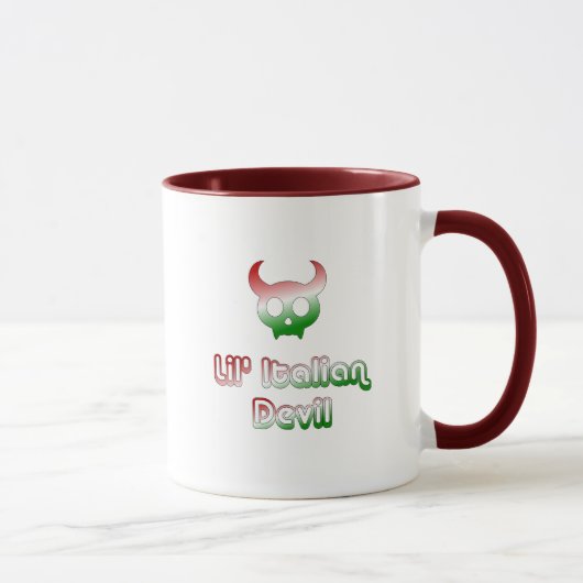 Tasse de café italienne de diable de Lil (Droite)