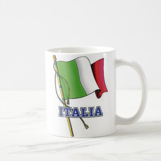 Tasse de café italienne de drapeau (Droite)