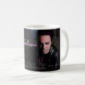 Tasse de café "j'aime mon noir de café comme mon (Devant droit)