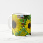 Tasse de café jaune de tournesol (Devant gauche)
