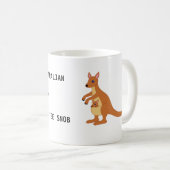 Tasse de café - je suis australien = je suis un (Devant droit)