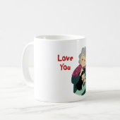 Tasse de café Je t'aime (Devant gauche)