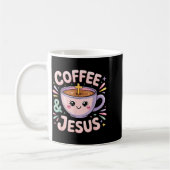 Tasse de café & Jésus foi chrétienne croix  (Gauche)