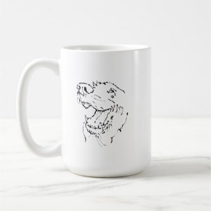 Tasse de café Joyeux Golden Retriever Illustration