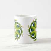 Tasse de café kaléïdoscopique de Dolphinfish (Centre)