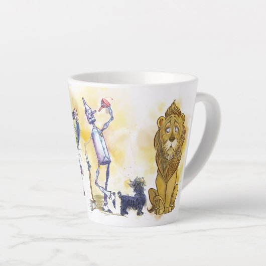 TASSE DE CAFÉ LATTE MAGICIEN D'OZ (Angle droit)