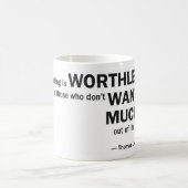 Tasse de café - le 'entraînement est sans valeur… (Centre)