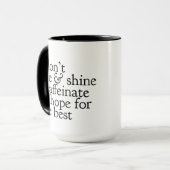 Tasse de café Lever et Briller (Devant gauche)