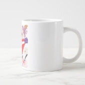 tasse de café : lèvres et fleurs (Droite)