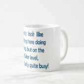 Tasse de café logique de retour (Devant droit)