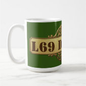 tasse de café "logo L69 designs" (Gauche)