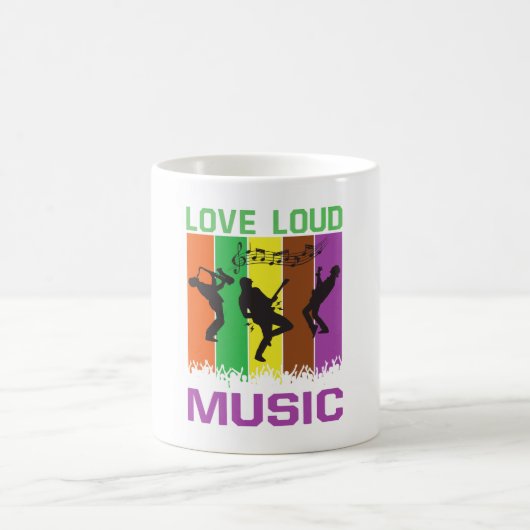 Tasse de café Love Loud Music (Centre)