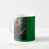 Tasse de café Macaw coloré vibrant (Devant gauche)