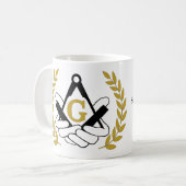 Tasse de café maçonnique (Devant gauche)