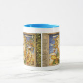 Tasse de café--Madame de tuile de Deruta (Centre)