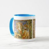 Tasse de café--Madame de tuile de Deruta (Devant gauche)