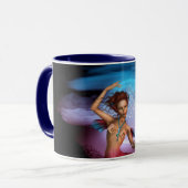 Tasse de café magique de lune de sirène (Devant gauche)