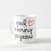 Tasse de café magnifique bonjour (Devant gauche)