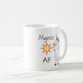 Tasse de café majestueuse drôle d'AF (Devant droit)