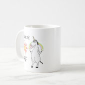 Tasse de café majestueuse drôle d'AF (Devant gauche)