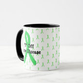 Tasse de café Maladie de Lyme F Off (Devant gauche)