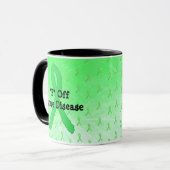 Tasse de café Maladie de Lyme F Off (Devant gauche)