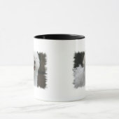 Tasse de café maltaise blanche de chiot (Centre)