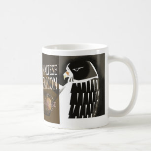 Tasse de café maltaise de faucon