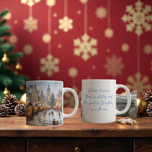 Tasse de café Marché de Noël Pays des Merveilles H