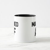 Tasse de café mariée drôle d'AF (Centre)