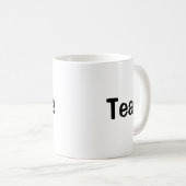 Tasse de café marquée de thé (Devant droit)