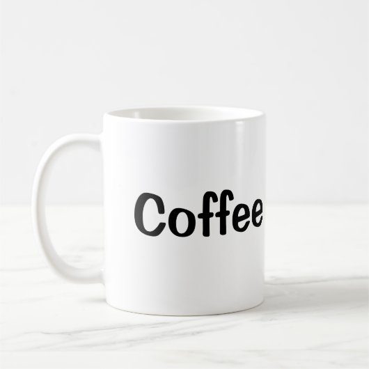 Tasse de café marquée de thé (Gauche)