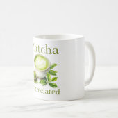 Tasse de café Matcha (Devant droit)